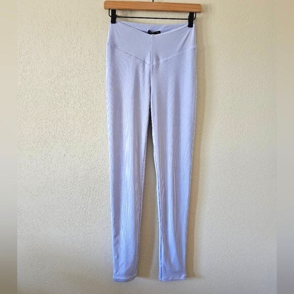 Naked Wardrobe Leggings in Periwinkle - Picture 1 of 8